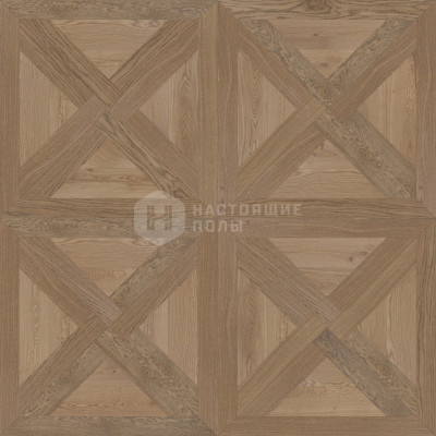 Модульный паркет Coswick Дизайнерские решения 1144-1823-10 Дуб Песочный Трианон Селект энд Бэттер шелковое масло ультраматовое, 635*635*19.05 мм