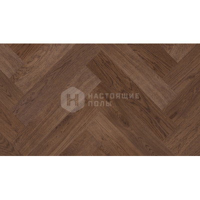 Паркет Елочка Coswick Дизайнерские решения 1174-4248-10 Дуб Эльтон Таверн шелковое масло, 635*127*15 мм