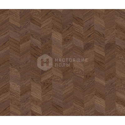 Паркет Елочка Coswick Дизайнерские решения 1186-1248-10 Дуб Эльтон Чайный лист Селект энд Бэттер шелковое масло, 350*190*19.05 мм