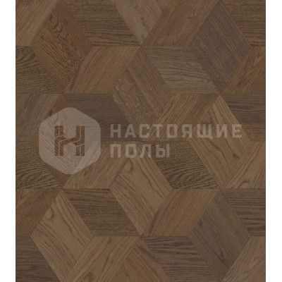 Мозаичный паркет Coswick Ромб Дизайнерские решения 1193-3275-10 Дуб Нордкап 1 Коммон шелковое масло, 220*190*19.05 мм