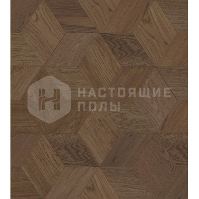 Мозаичный паркет Coswick Ромб Дизайнерские решения 1197-3275-10 Дуб Нордкап 1 Коммон шелковое масло, 220*190*15 мм