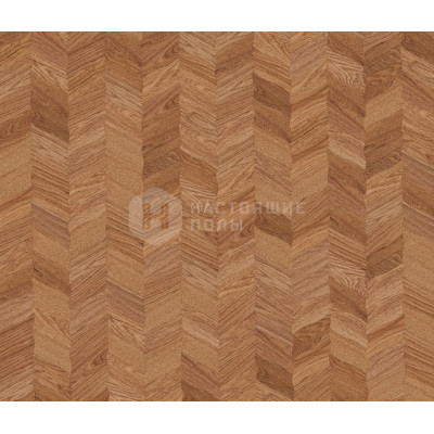 Паркет Елочка Coswick Дизайнерские решения 1186-1846-10 Дуб Берген Чайный лист Селект энд Бэттер шелковое масло ультраматовое, 350*190*19.05 мм