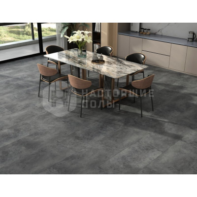 LVT плитка Evofloor Stone Glue SG4-007 Темный Бетон, 914*457*2.5 мм