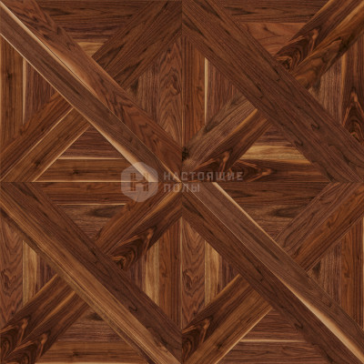 Модульный паркет Coswick Американский орех 1359-3201-30 Натуральный орех Брезе Традишинал шелковое масло, 635*635*19.05 мм