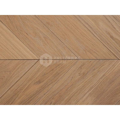 Паркет французская елка AlixFloor ALX1022CV Дуб кремовый матовый, 600*100*15 мм