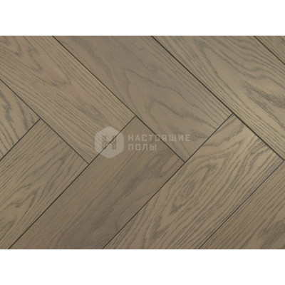 Паркет английская елка AlixFloor ALX1032HB Дуб дымчато-серый, 600*100*15 мм