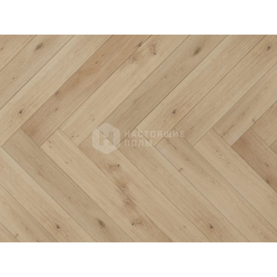 Паркет английская елка AlixFloor ALX1054HB Дуб пуро белый, 600*100*15 мм