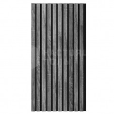 Дуб Рейн, черный войлок 1200*600*9 мм, рейки 40*6 мм