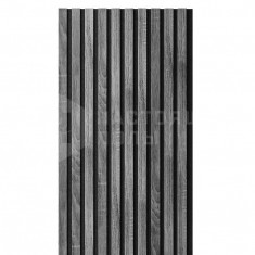 Дуб Рейн, черный войлок 2750*600*9 мм, рейки 40*6 мм