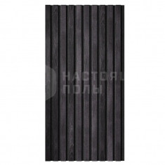 Ясень дымчатый, черный войлок 1200*600*9 мм, рейки 40*6 мм