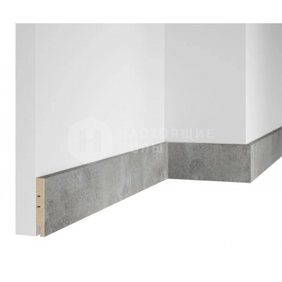 Плинтус Artiva RTV080.03.37 Бетон Невский, 2400*80*16 мм