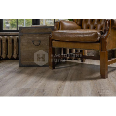 SPC плитка замковая Vinilam Cork 8870-EIR Дуб Женева, 1520*225*8 мм