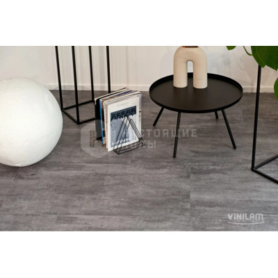 SPC плитка замковая Vinilam Stone 71616 Цемент Серый, 940*470*8 мм