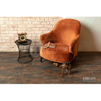 SPC плитка замковая Vinilam Stone 71617 Керамическая Сталь