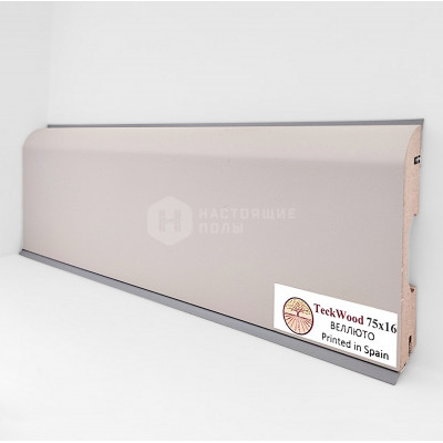 Ламинированный плинтус TeckWood Веллюто, 2150*75*16 мм
