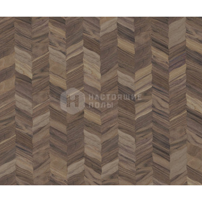 Паркет Елочка Coswick Американский орех 1398-1810-30 Орех Туманный рассвет Чайный лист Селект энд Бэттер шелковое масло ультраматовое, 350*190*15 мм