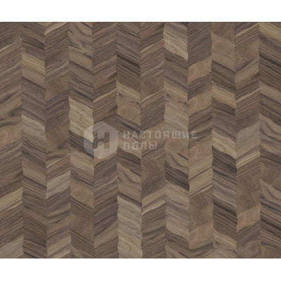 Паркет Елочка Coswick Американский орех 1386-1810-30 Орех Туманный рассвет Чайный лист Селект энд Бэттер шелковое масло ультраматовое, 350*190*19.05 мм