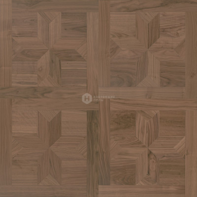 Модульный паркет Coswick Американский орех 1306-1810-30 Орех Туманный рассвет Блуа Селект энд Бэттер шелковое масло ультраматовое, 635*635*19.05 мм