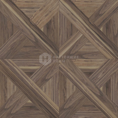 Модульный паркет Coswick Американский орех 1359-1810-30 Орех Туманный рассвет Брезе Селект энд Бэттер шелковое масло ультраматовое, 635*635*19.05 мм