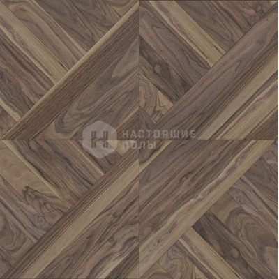 Модульный паркет Coswick Американский орех 1358-1810-30 Орех Туманный рассвет Монсоро Селект энд Бэттер шелковое масло ультраматовое, 635*635*19.05 мм