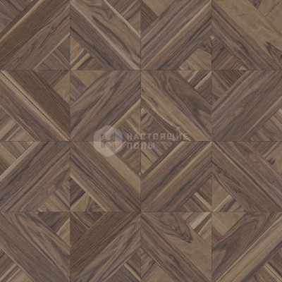 Модульный паркет Coswick Американский орех 1355-1810-30 Орех Туманный рассвет Шенонсо Селект энд Бэттер шелковое масло ультраматовое, 635*635*19.05 мм