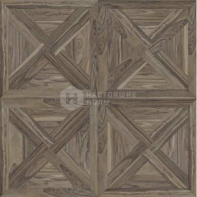 Модульный паркет Coswick Американский орех 1344-1866-30 Орех Зимний закат Трианон Селект энд Бэттер шелковое масло ультраматовое, 635*635*19.05 мм