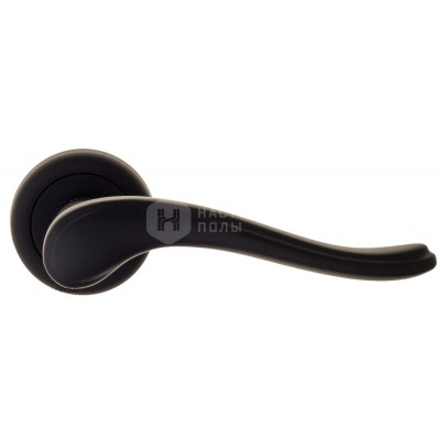 Дверная ручка Fratelli Cattini Lavera FCT1043 D1-NM матовый черный Дверная ручка Fratelli Cattini Lavera FCT1043 D1-NM матовый черный