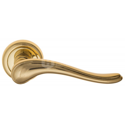 Дверная ручка Fratelli Cattini Lavera FCT1047 D1-OLV полированная латунь