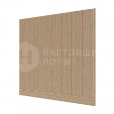 Скандинавская стеновая панель Дуб янтарный, 2800*140*12 мм