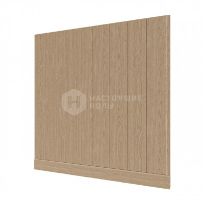 Скандинавская стеновая панель МДФ Ликорн Дуб янтарный, 2800*140*12 мм