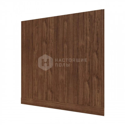 Скандинавская стеновая панель МДФ Ликорн Орех американский, 2800*140*12 мм