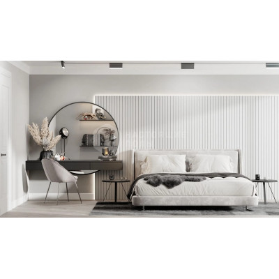 Реечная панель Ликорн РП-1.1 Белая, начальная рейка, 2800*65*16 мм