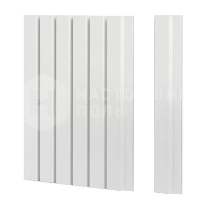 Реечная панель Ликорн РП-1.2 Светло-серый, серединная рейка, 2800*65*16 мм