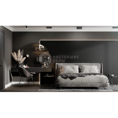 Реечная панель Ликорн РП-1.2 Чёрный, серединная рейка, 2800*65*16 мм