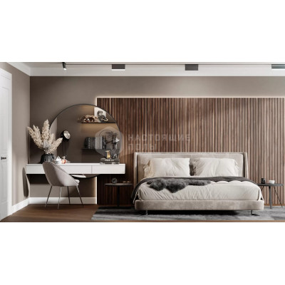 Реечная панель Ликорн РП-1.1 Орех американский, начальная рейка, 2800*65*16 мм