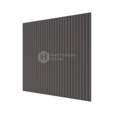 Стеновая панель МДФ Ликорн Графит с узором Полосы, 500*500*8 мм
