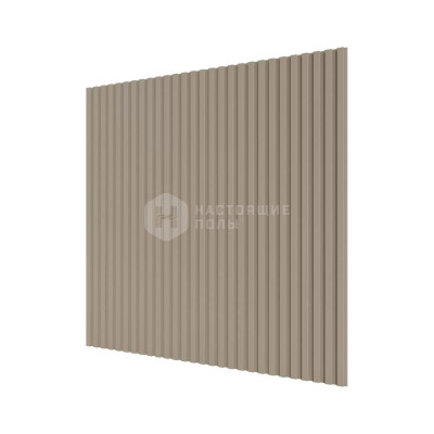 Стеновая панель МДФ Ликорн Латте с узором Полосы, 500*500*8 мм