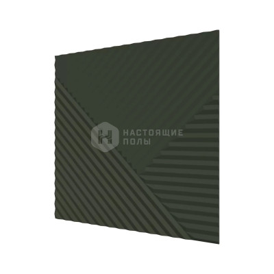 Стеновая панель МДФ Ликорн Олива с узором Пирaмида, 500*500*8 мм