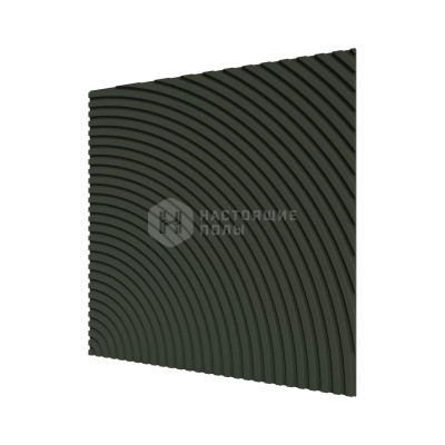 Стеновая панель МДФ Ликорн Олива с узором Круги, 500*500*8 мм