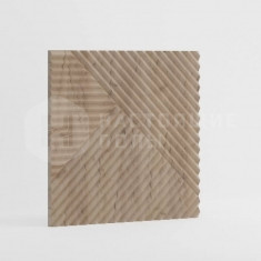 Орех Светлый с узором Пирамида, 500*500*8 мм