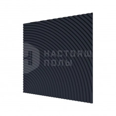 Темно-синий с узором Круги, 500*500*8 мм