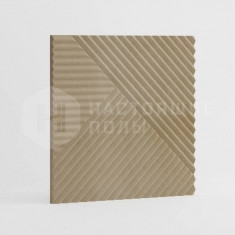 Под покраску, с узором Пирaмида, 500*500*8 мм