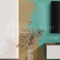 Под покраску, с узором Круги, 500*500*8 мм