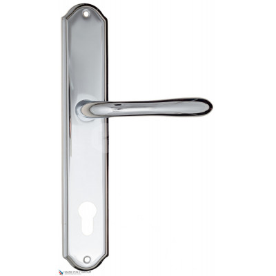Дверная ручка Fratelli Cattini Emma FCT2765 CYL PL02-CR полированный хром Дверная ручка Fratelli Cattini Emma FCT2765 CYL PL02-CR полированный хром