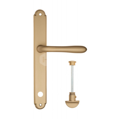 Дверная ручка Fratelli Cattini Emma FCT2779 WC-2 PL01-BS матовая латунь Дверная ручка Fratelli Cattini Emma FCT2779 WC-2 PL01-BS матовая латунь