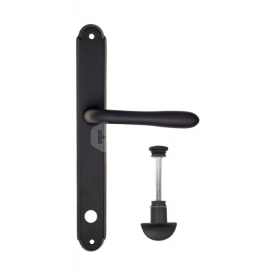 Дверная ручка Fratelli Cattini Emma FCT2783 WC-2 PL01-NM матовый черный