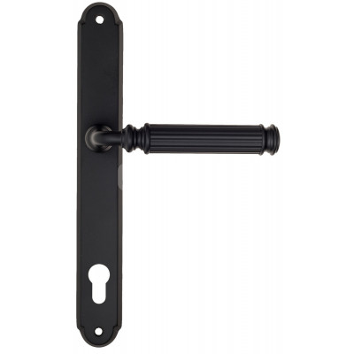 Дверная ручка Fratelli Cattini Encia FCT2562 CYL PL01-NM матовый черный