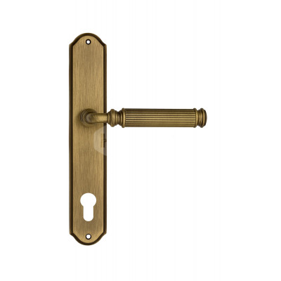 Дверная ручка Fratelli Cattini Encia FCT2325 CYL PL02-BY матовая бронза