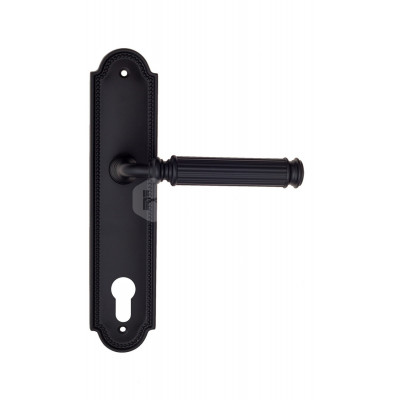 Дверная ручка Fratelli Cattini Encia FCT2281 CYL PL248-NM матовый черный