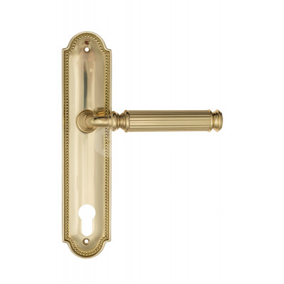 Дверная ручка Fratelli Cattini Encia FCT2311 CYL PL248-OLV полированная латунь